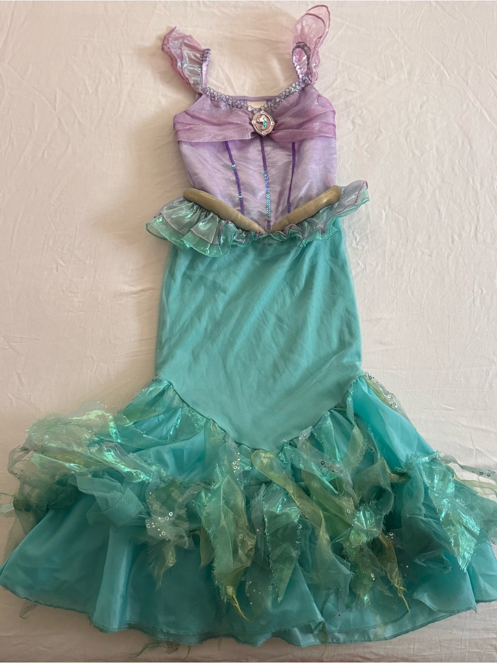 Disney Purple and Teal little Mermaid Dress Costume